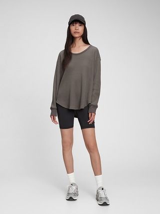 Waffle-Knit Tunic T-Shirt | Gap (US)