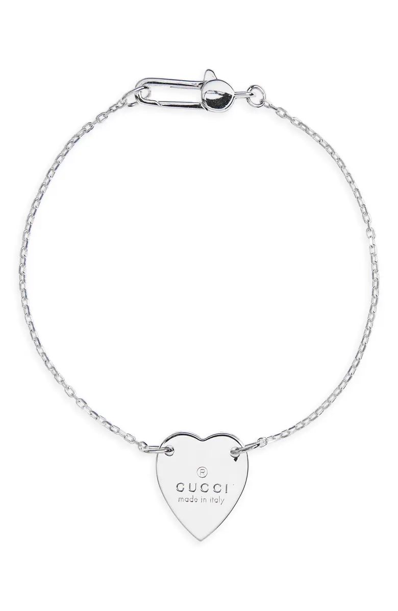 Gucci Trademark Heart Chain Bracelet | Nordstrom | Nordstrom