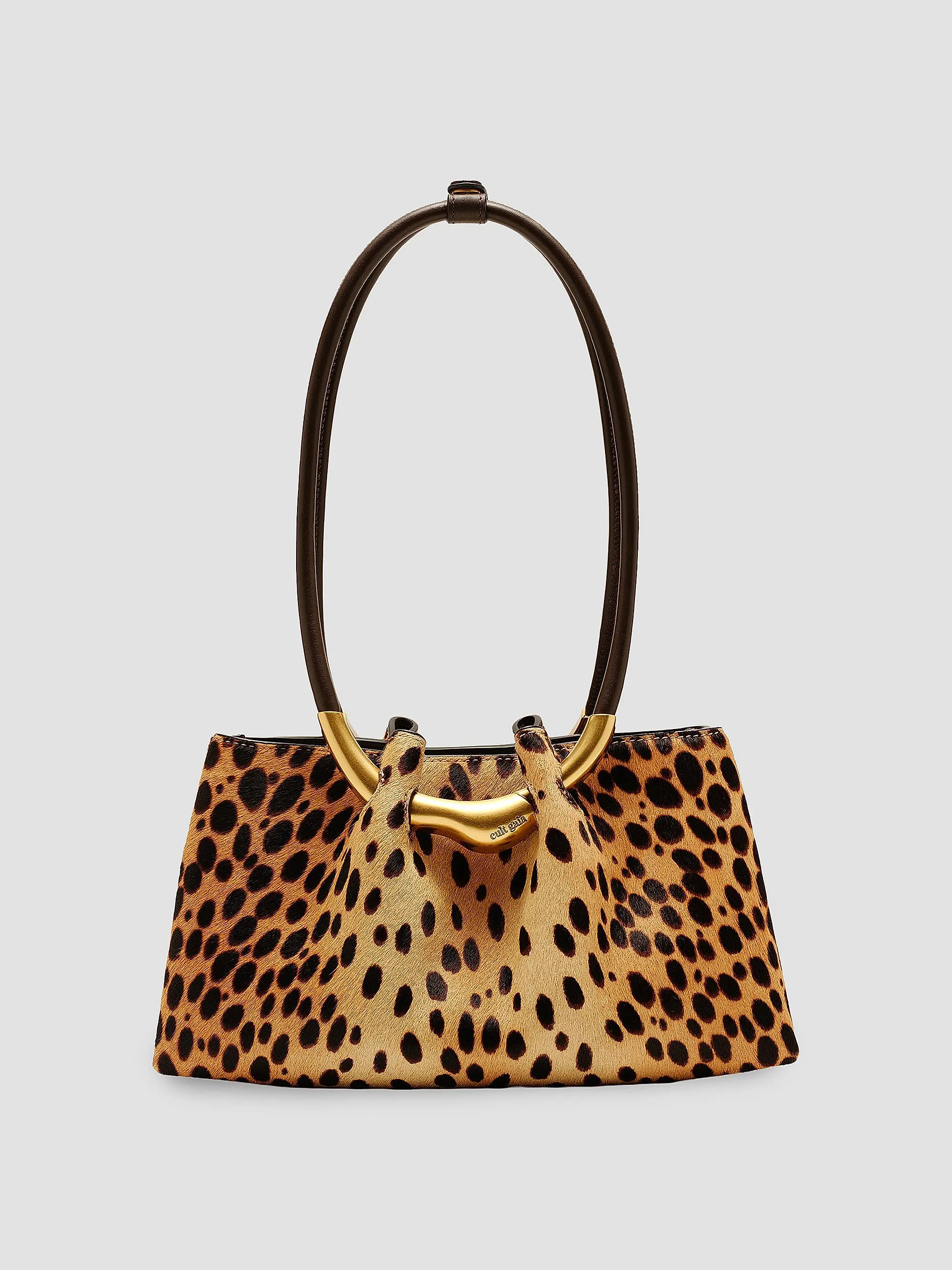 Asa Cheetah Print Hair-On-Hide Shoulder Bag | Saks Fifth Avenue