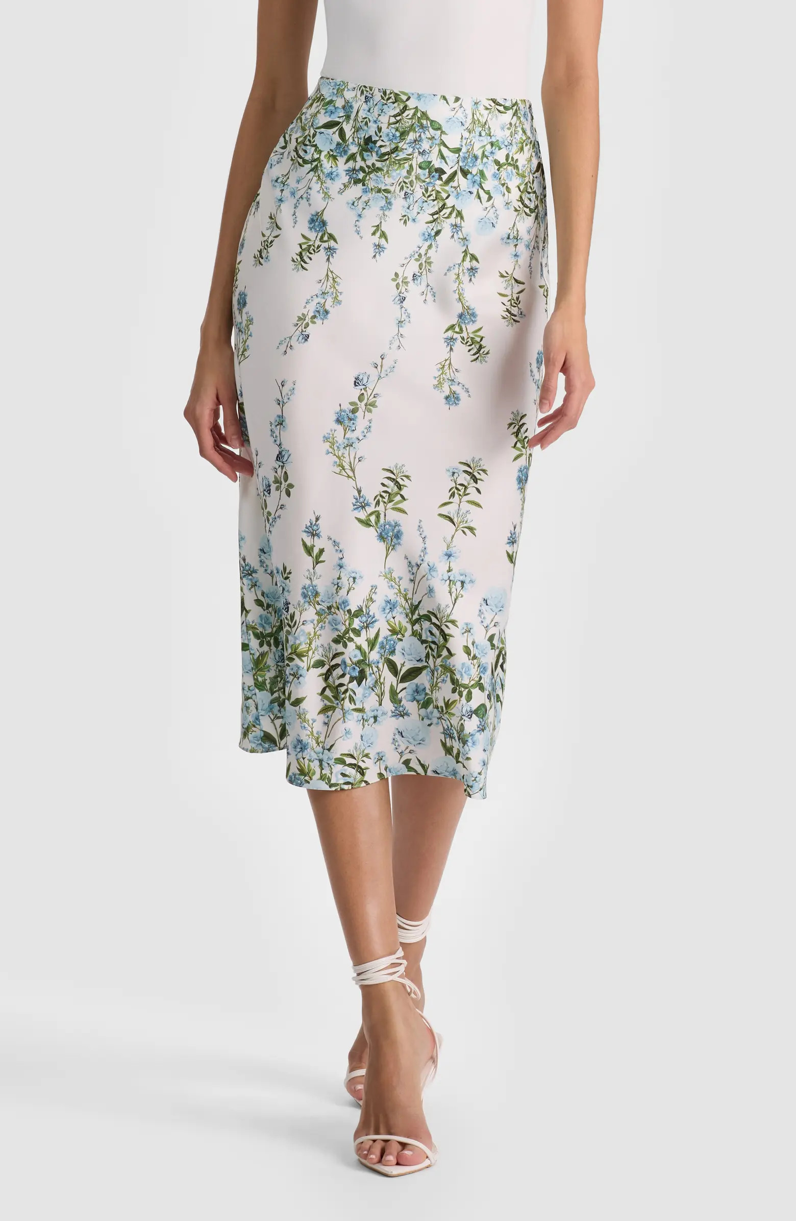 Maeve Floral Print Slip Skirt | Nordstrom