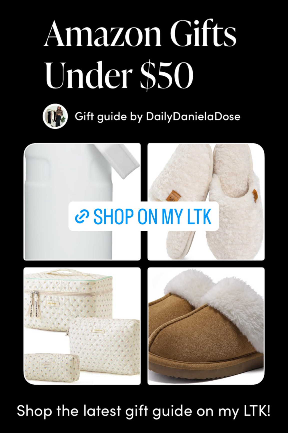 Amazon Gifts Under $50! 

#GiftsUnder50 #AmazonFinds #BudgetFriendlyGifts #HolidayHaul #GiftIdeas #AffordableGifts #StockingStuffers #GiftGuide #AmazonGifts #BestBuys

#LTKSeasonal #LTKGiftGuide #LTKWatchNow