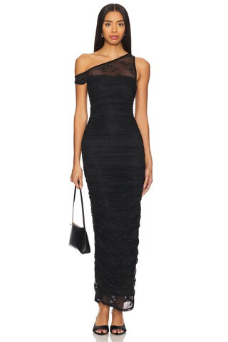 AFRM Biona Lace Dress in Noir from Revolve.com | Revolve Clothing (Global)
