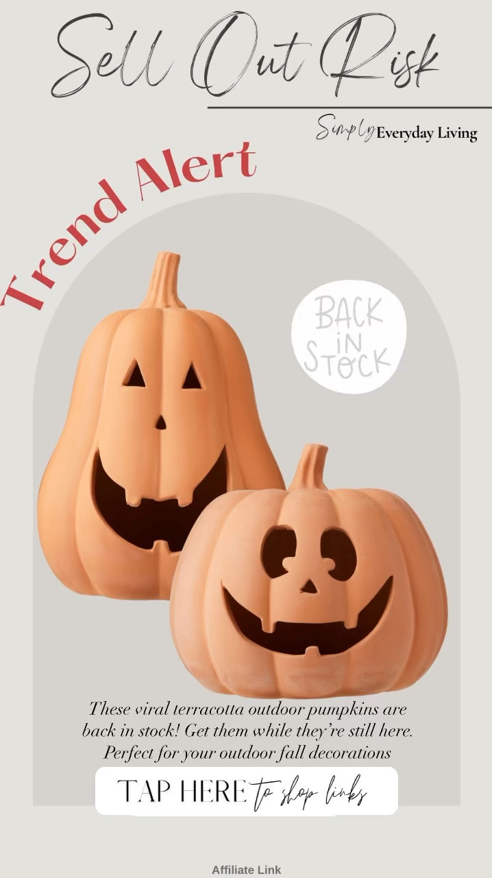 Back in stock! Walmart pumpkins  

#LTKSaleAlert #LTKSeasonal #LTKHome