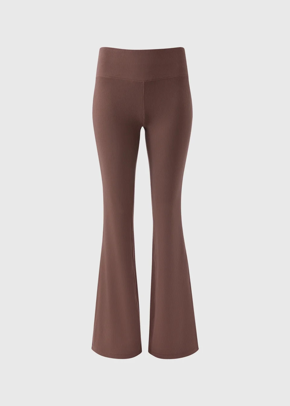 Souluxe Brown Ribbed Flared Leggings | Matalan (UK)