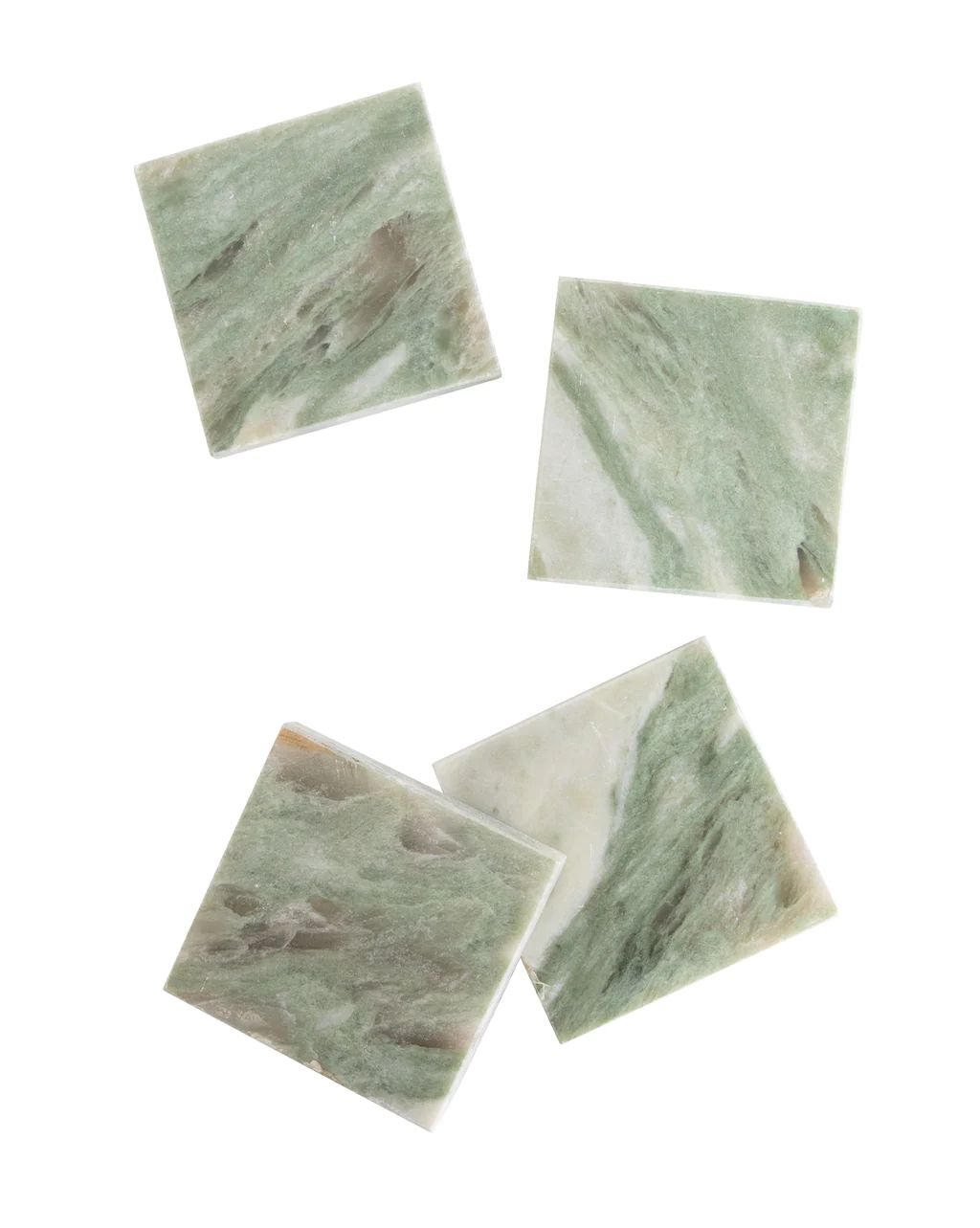 Square Marble Coasters (Set of 4) | McGee & Co.