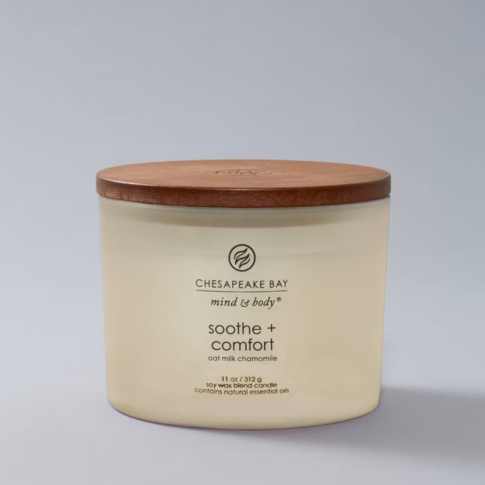 11oz 3-Wick Glass Jar Soothe and Comfort Candle - Chesapeake Bay Candle | Target