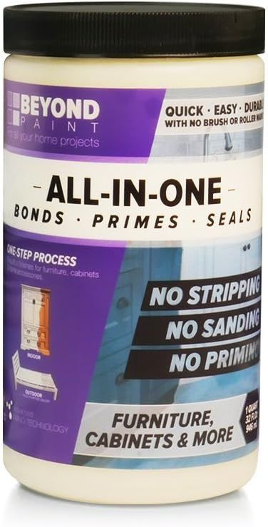 BEYOND PAINT - Furniture, Cabinets and More All-in-One Refinishing Paint Quart- Color: Licorice | Amazon (US)