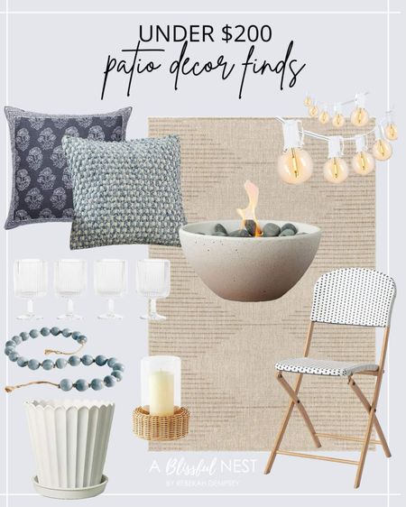 Favorite patio decor finds for the season! Obsessed with this fire pit, outdoor folding chair, outdoor pillows, and more. 


#LTKSeasonal #LTKhome #LTKstyletip