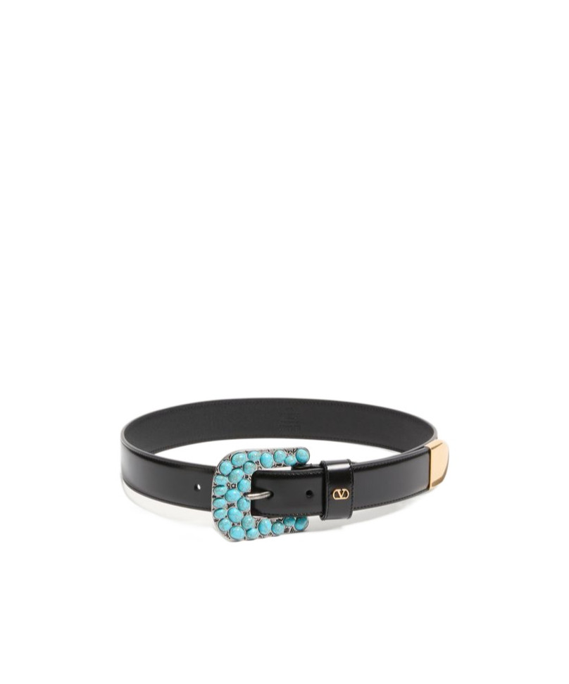 Vlogo Signature Brushed Calfskin Belt 30 Mm | Senser US