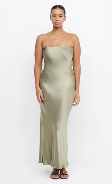 MOON DANCE STRAPLESS DRESS - SAGE | Bec & Bridge (Global)