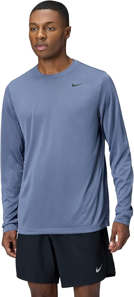 Amazon.com: Nike Men's Dri-Fit Legend Long-Sleeve Fitness Top, Diffused Blue, X-Large : Clothing,... | Amazon (US)