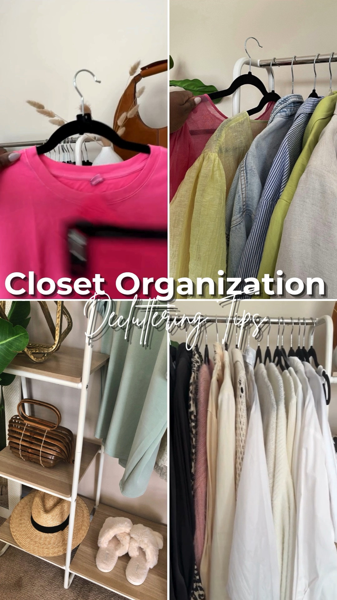 A tidy closet can completely change your daily routine. Creating a space where every piece has a place makes getting dressed feel easier and more enjoyable.  closet organization ideas, wardrobe organization, small closet storage ideas, closet makeover, bedroom organization, clothes storage ideas, minimalist closet, home organization tips, closet decluttering, stylish storage solutions

#LTKSeasonal #LTKHome #LTKootd