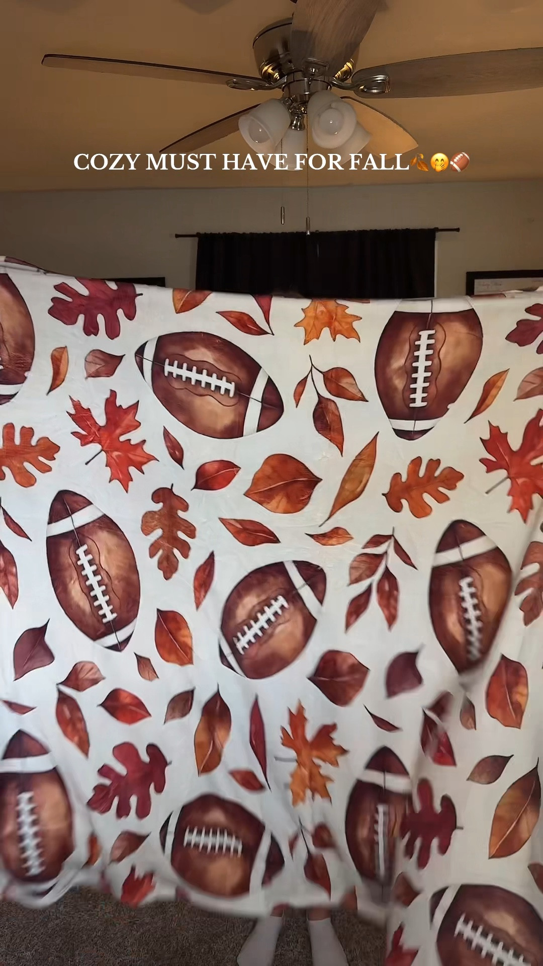 I’m obsessed with my new fall blanket!! So cute and such a staple for the living room!!🏈🍂

#LTKSeasonal #LTKHalloween #LTKHome