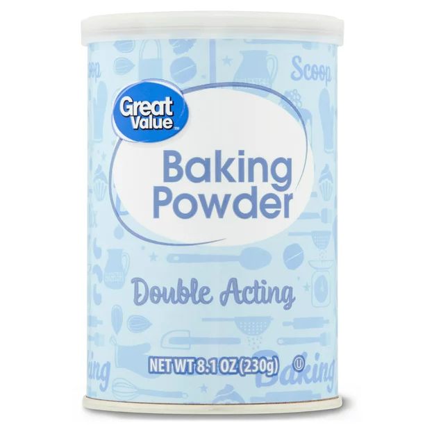 Great Value Double Acting Baking Powder, 8.1 oz - Walmart.com | Walmart (US)