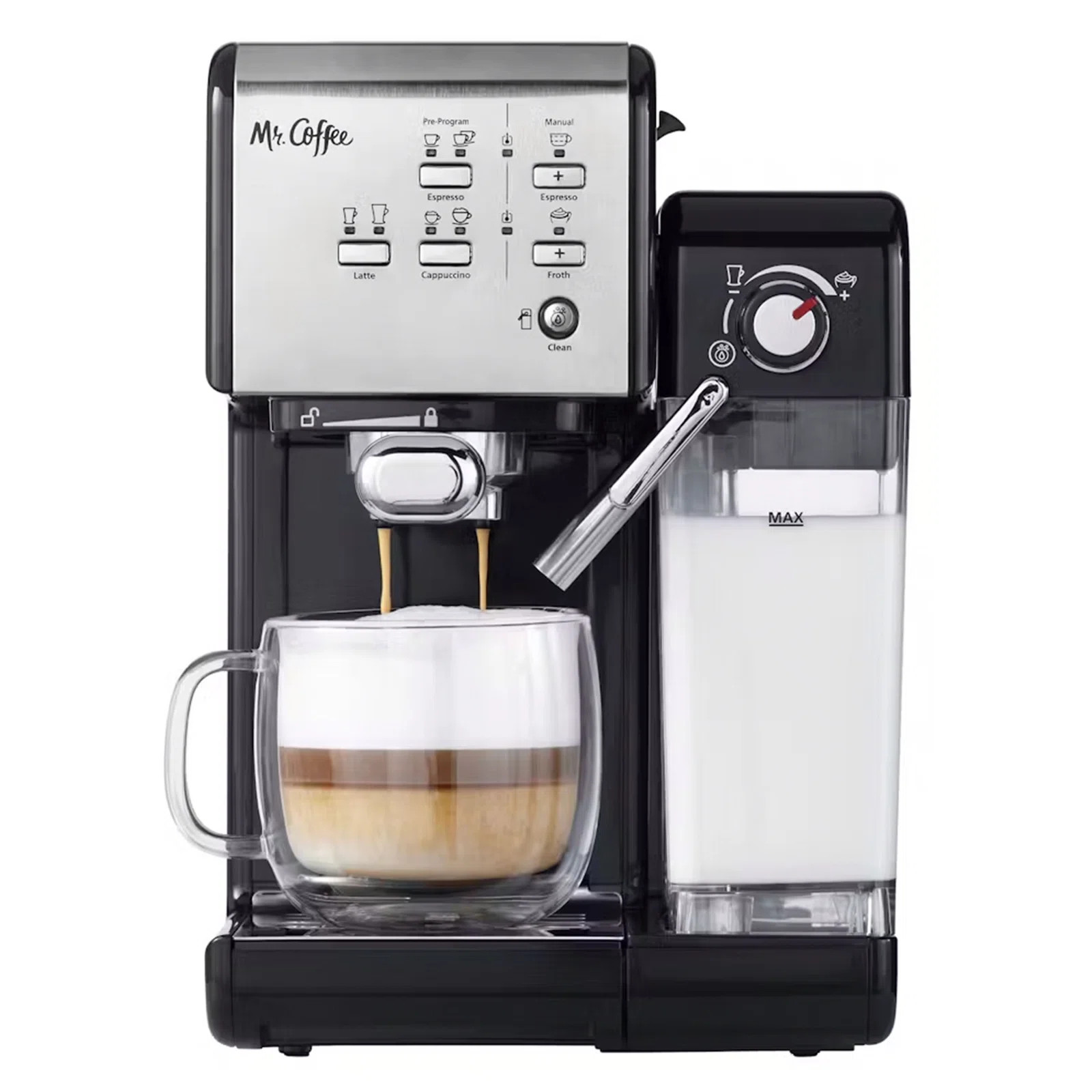 Mr. Coffee OneTouch CoffeeHouse Espresso and Cappuccino Machine 950123010M | Wayfair North America