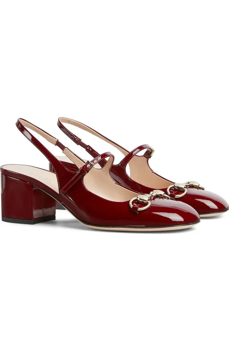 Horsebit Mary Jane Slingback Pump (Women) | Nordstrom