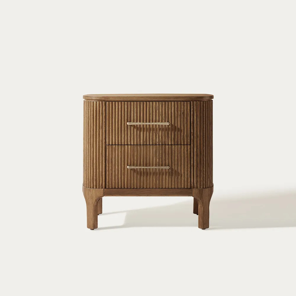 Skugga 26" Oak Nightstand | Hernest
