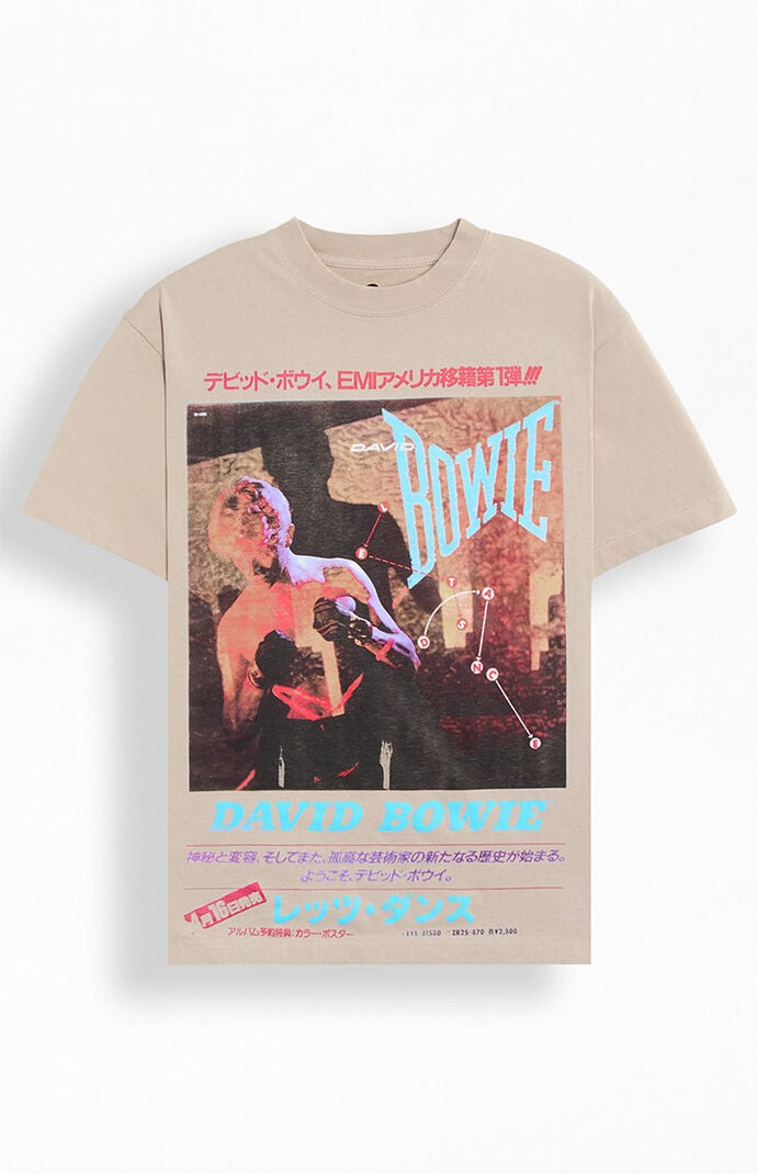 Men's David Bowie Japan T-Shirt in Off White - Size Medium | PacSun