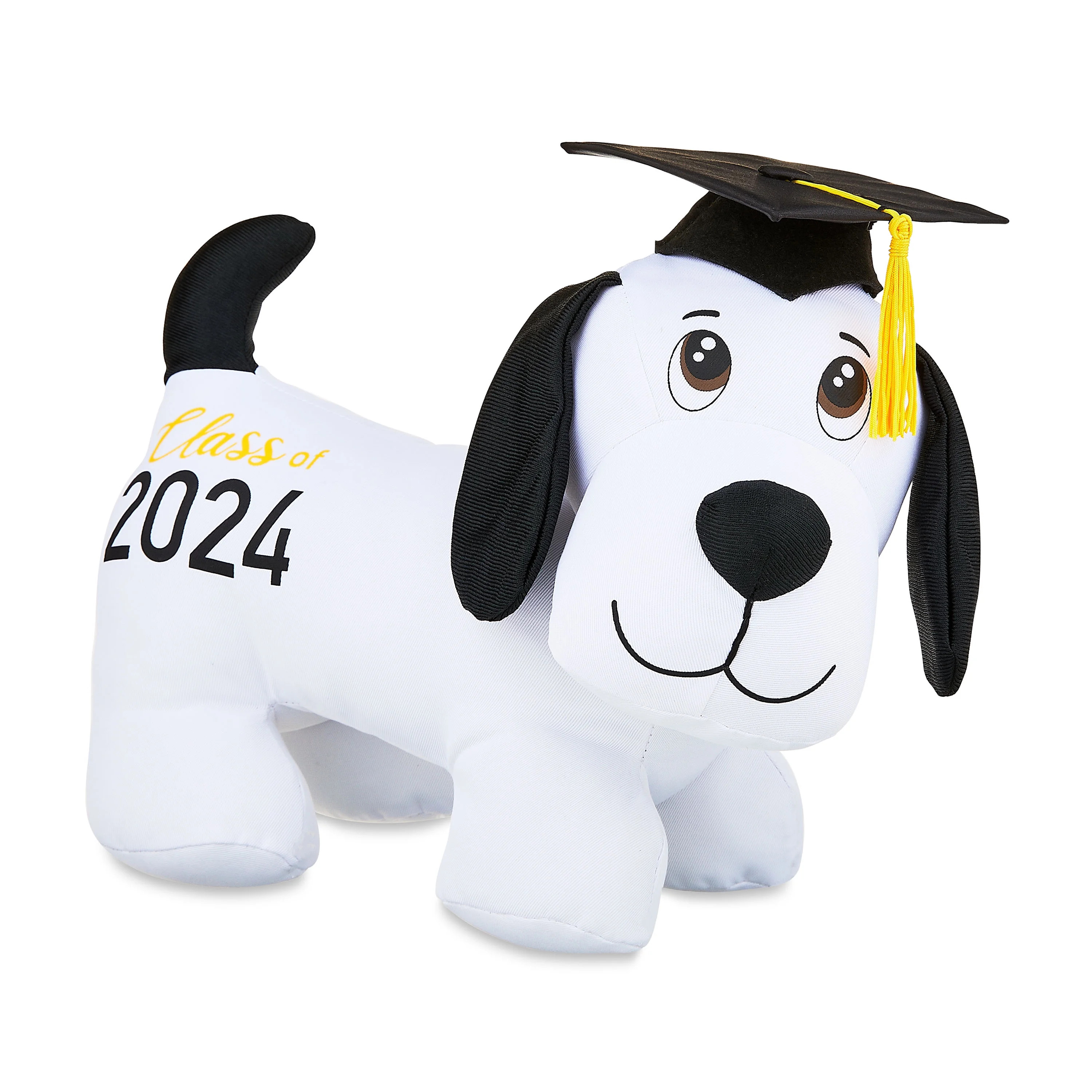Graduation 2024 12-Inch Plush Autograph Puppy, Black, by Way To Celebrate - Walmart.com | Walmart (US)