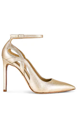 Adelisa Pump in Gold Leaf | Revolve Clothing (Global)