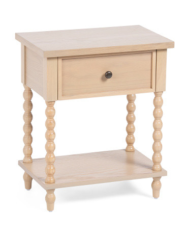 20x13x24 Spindle Legs Side Table | TJ Maxx