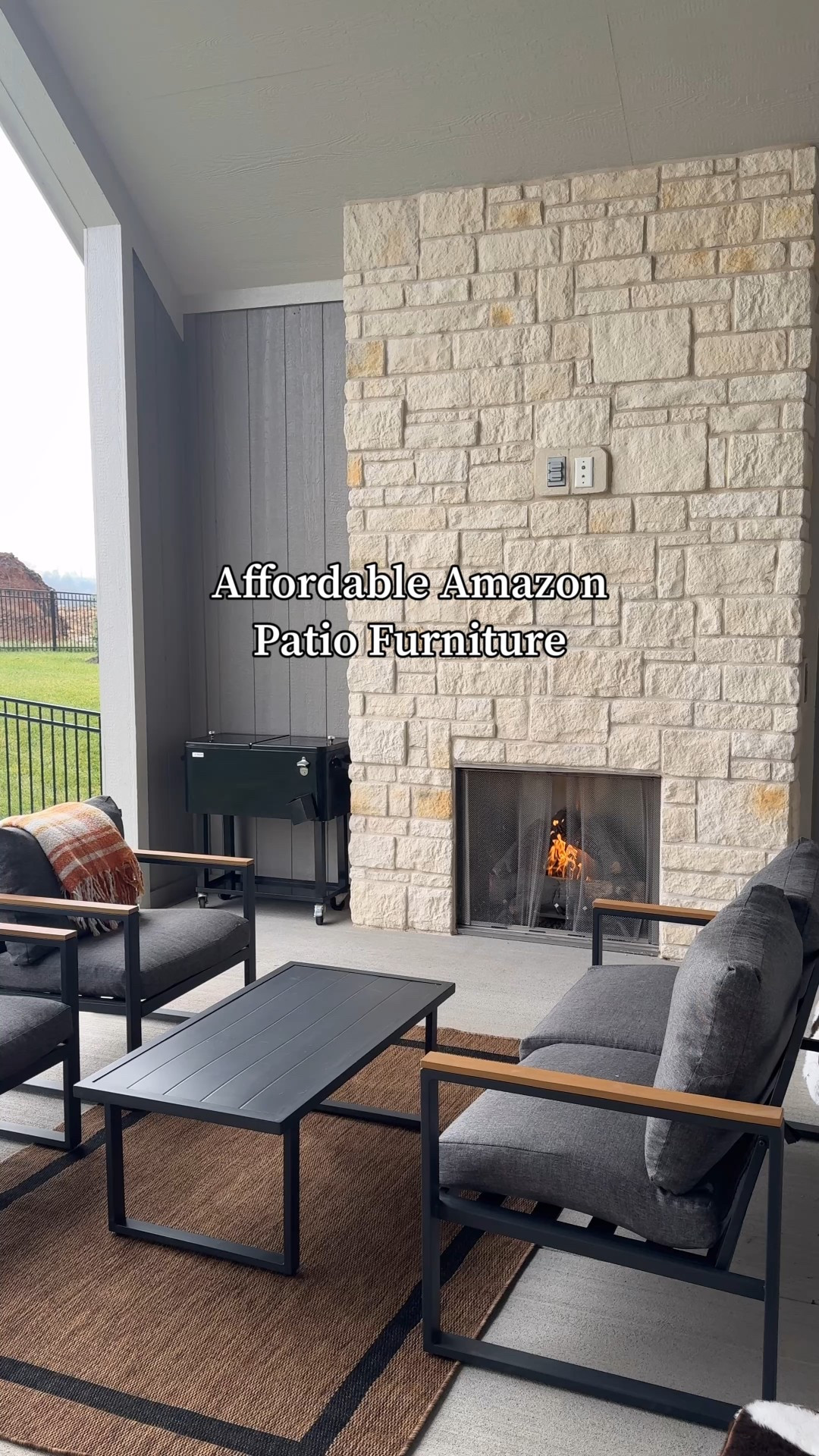 Cozy patio future on a budget!
 This affordable patio furniture is perfect for cozy season to spend outside by the fire! The patio set, rug, and cooler are all from Amazon!

Also linking my exact patio covers!

Patio decor, furniture, amazon finds, amazon home, amazon furniture

#LTKHome