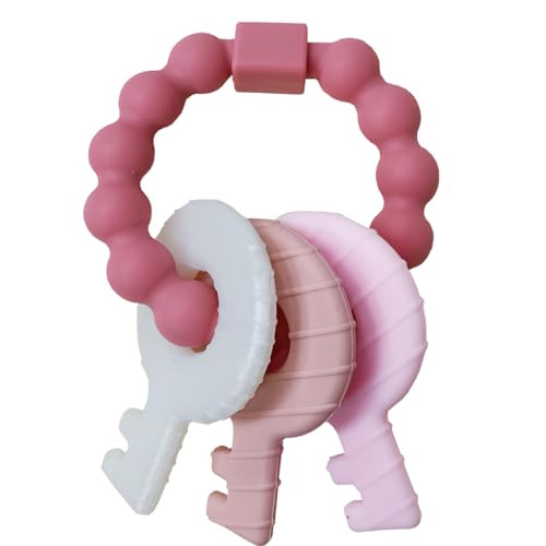 Baby Teething Keys Toys 3 to 12 Months,Infants Toddler Sensory Chew Toys,Teether Toys for Baby Gi... | Amazon (US)