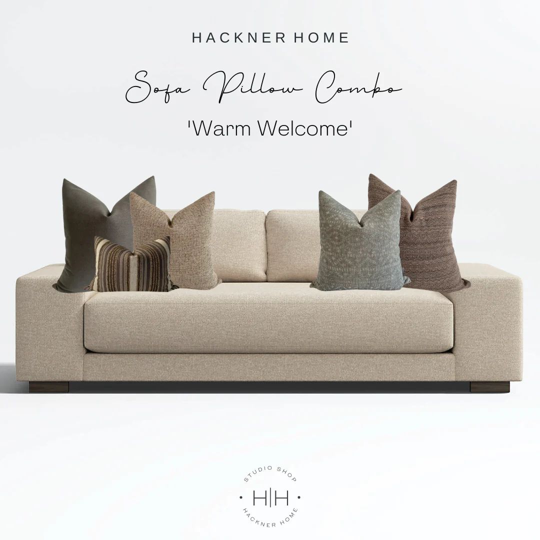 Sofa Pillow Combo 'Warm Welcome' | Hackner Home (US)