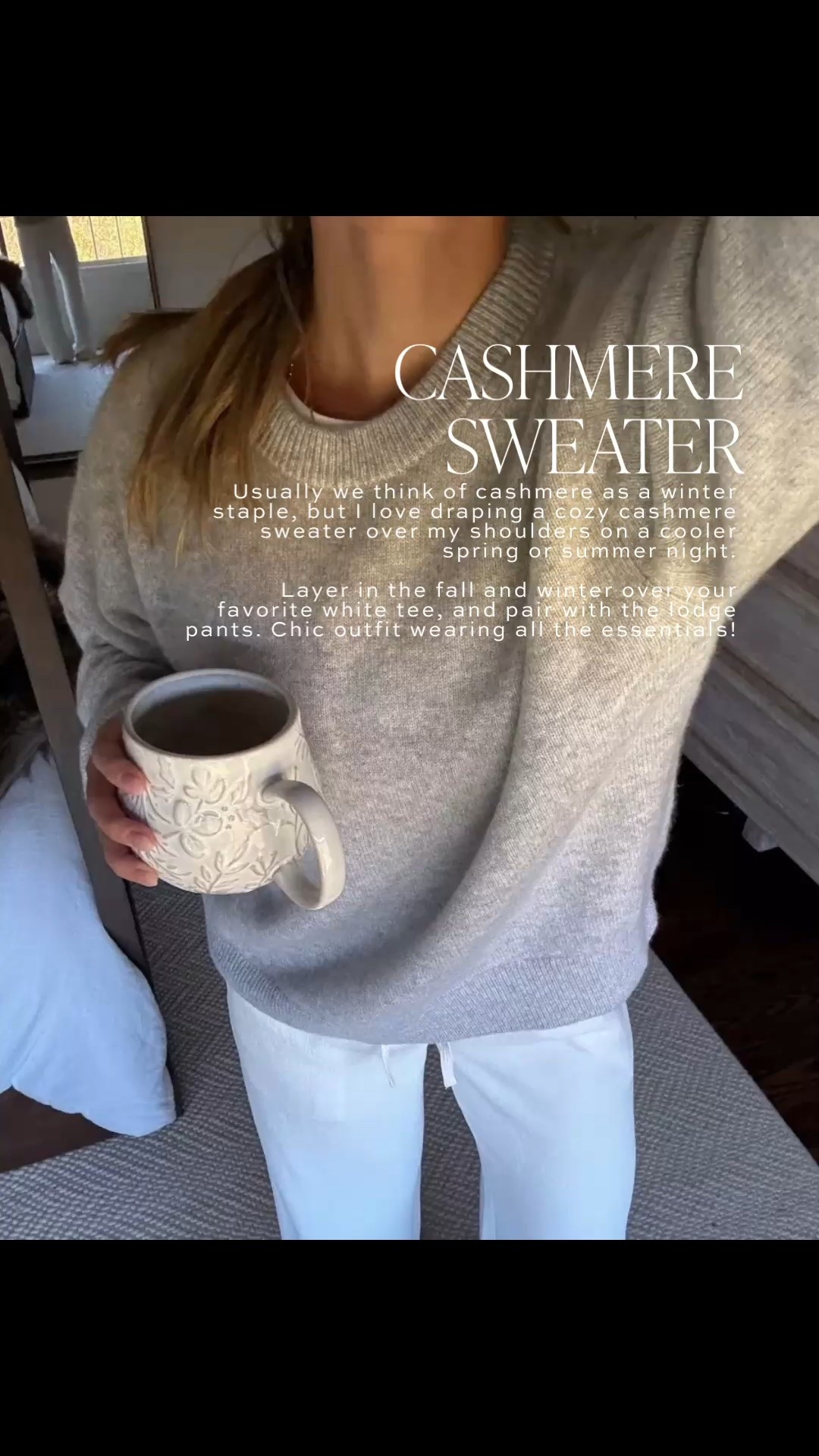 A great cashmere sweater is one of those investment pieces I wear year round. I love draping it over my shoulders on cool spring mornings or summer nights, then layering it fully in fall and winter. Soft, lightweight, and timeless - the kind of knit you reach for constantly.

100 percent cashmere sweater women, lightweight cashmere sweater, spring layering sweater, summer night outfit, sweater draped over shoulders, soft luxury knitwear, best cashmere sweater women, Aritzia cashmere sweater, capsule wardrobe staples, quiet luxury outfit

#LTKootd #LTKSeasonal