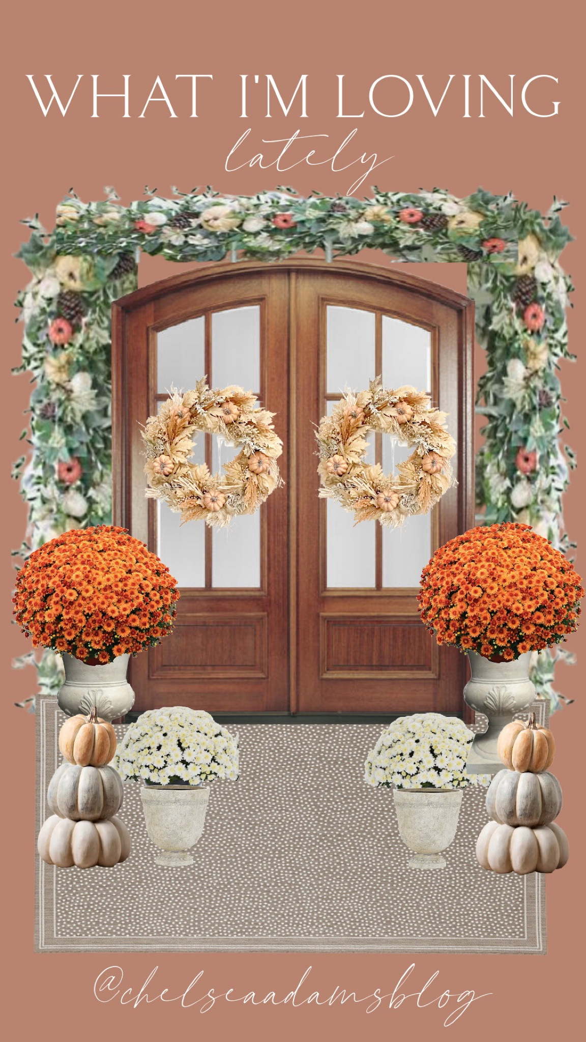 Mum urb filler
Planter
Front porch decor
Fall decor
Fall front porch
Faux mums
outdoor rug
Fall garland
Double front doors
Pumpkin decor
Neutral fall


#LTKfindsunder100 #LTKhome #LTKfindsunder50