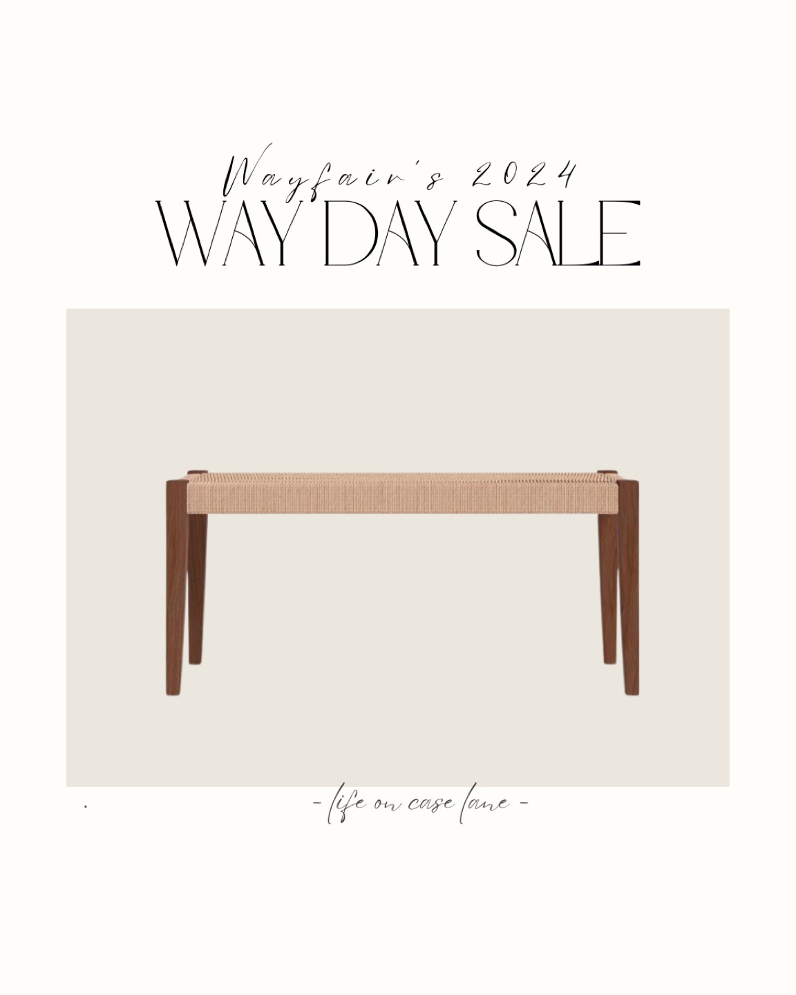 Cute little bench 

#LTKxWayDay

#LTKsalealert #LTKhome