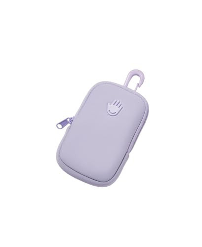 Touchette Zippered Pouch, Attachable Fashion Accessory with Snap Hook for Touchland Hand Sanitizer 1FL OZ., Lilac | Amazon (US)