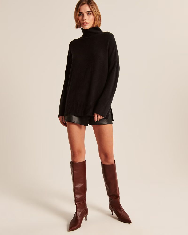 Oversized Legging-Friendly Turtleneck Sweater | Abercrombie & Fitch (US)