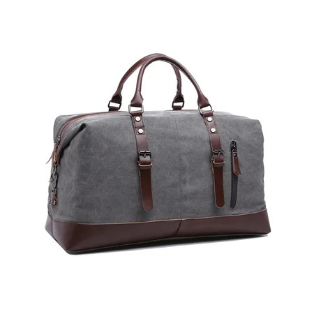 Men's Women's Weekend Duffle Bag Travel Work Outdoor Luggage Canvas Handbag | Walmart (US)
