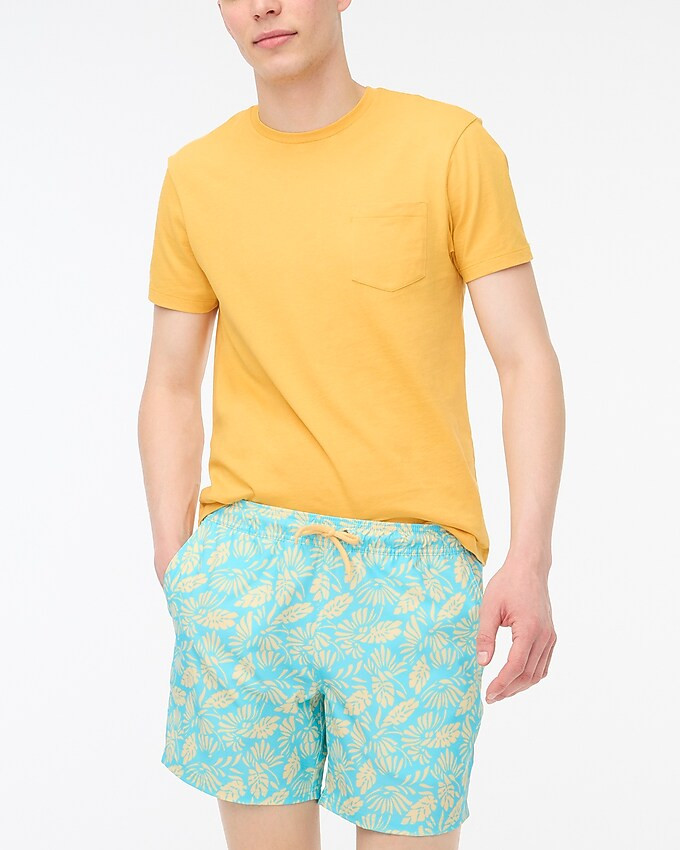 6" printed swim trunk | J.Crew Factory