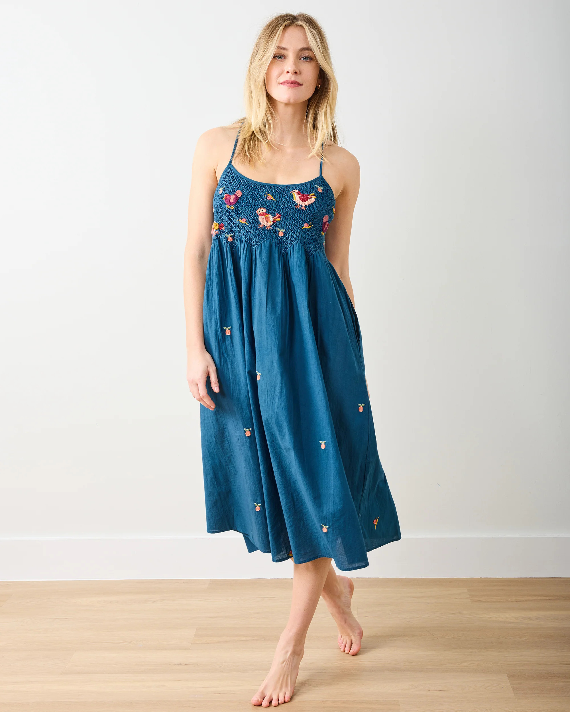 Hen House - Naya Nightie - Navy | Printfresh