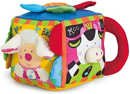 Melissa & Doug K's Kids Musical Farmyard Cube Educational Baby Toy | Amazon (US)