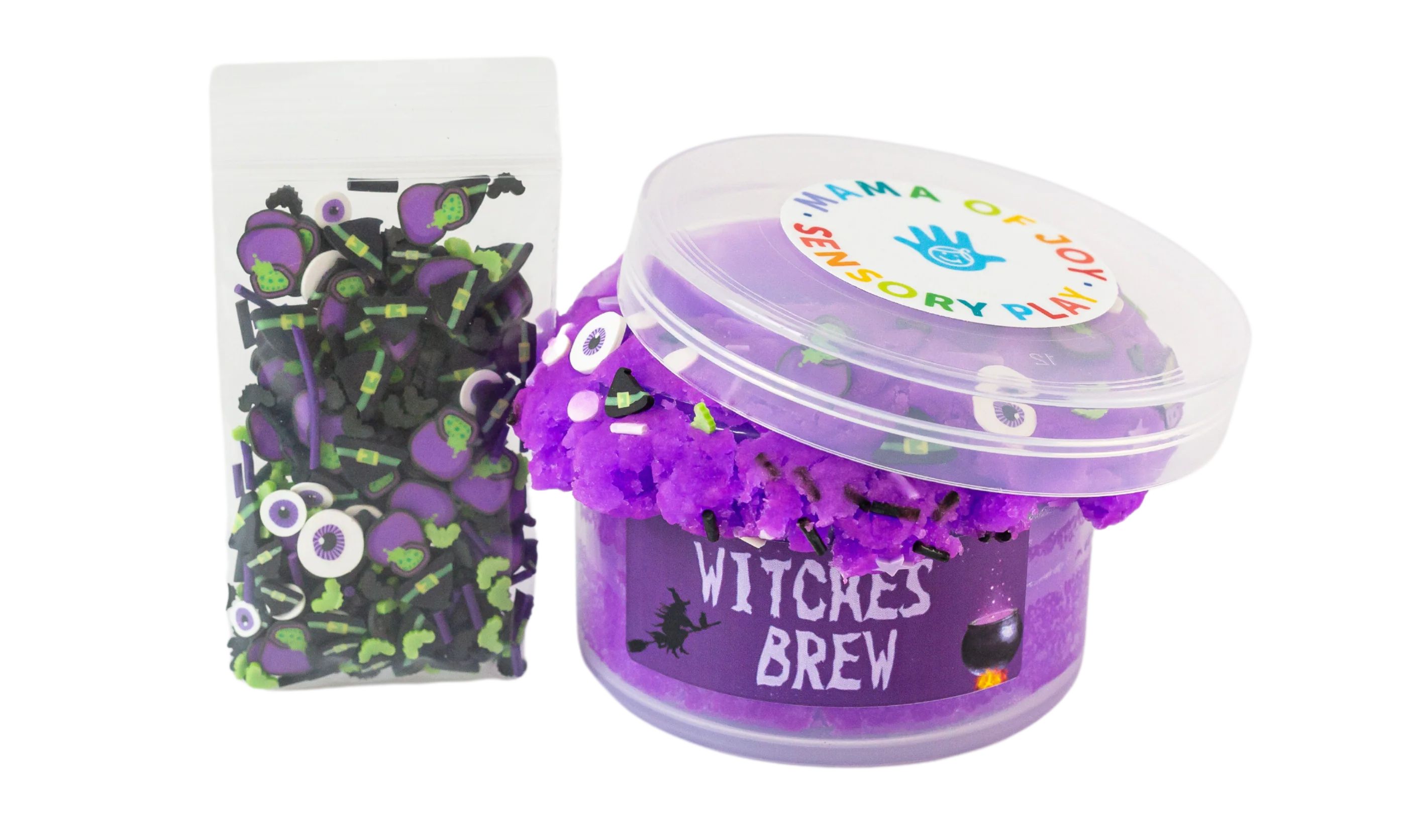 Witches Brew Slime | Mama of Joy Sensory Play