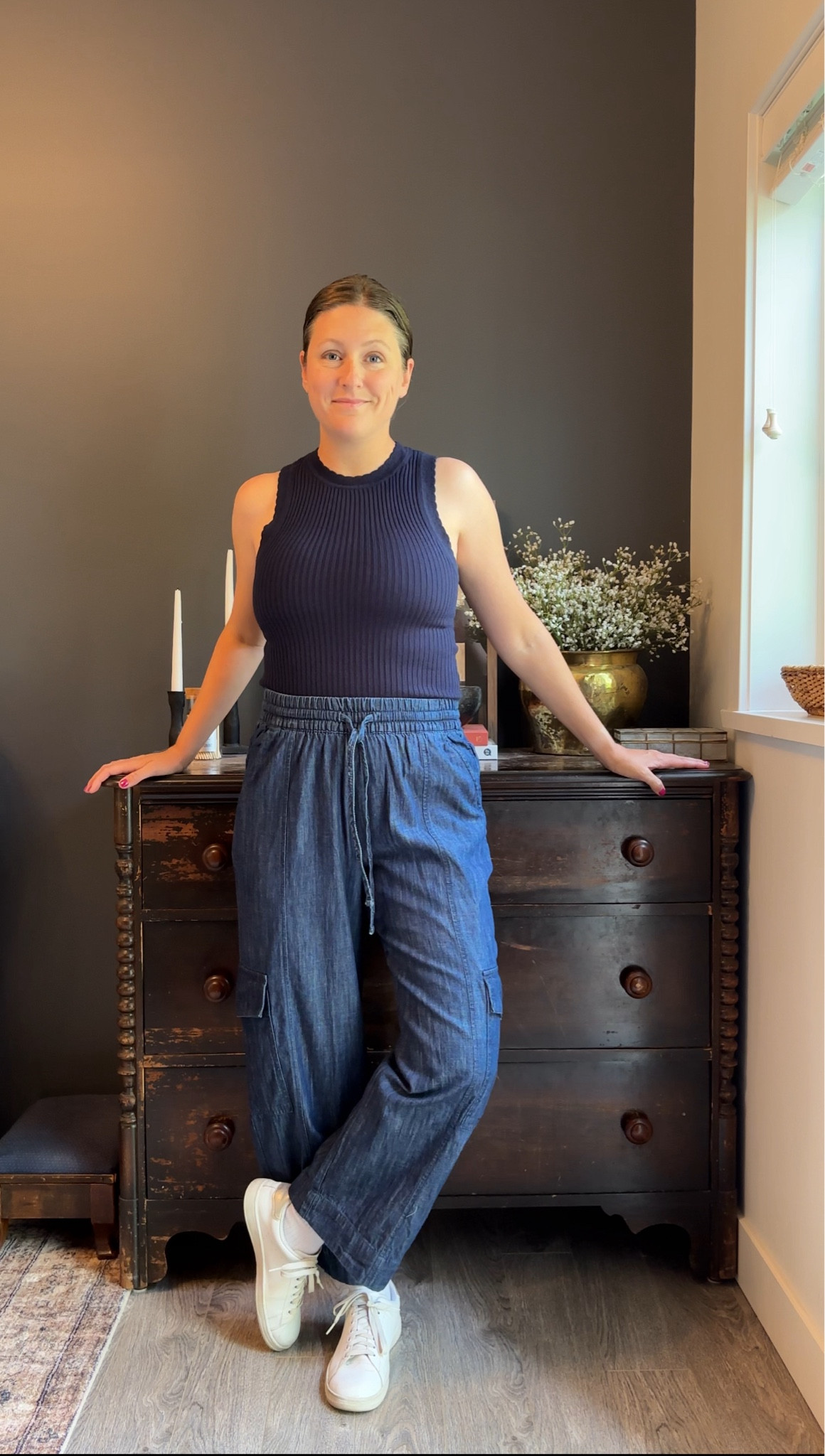 Sale alert! 🚨 My scalloped knit tank is on sale right now for just $10! I’m so in love with it and it goes with everything. It’s awesome as a summer weekend casual outfit (and is super comfortable), or you can dress it up for brunch, a party, or anything else. #walmartfashion #walmart 

#LTKMidsize #LTKxWalmart #LTKSaleAlert