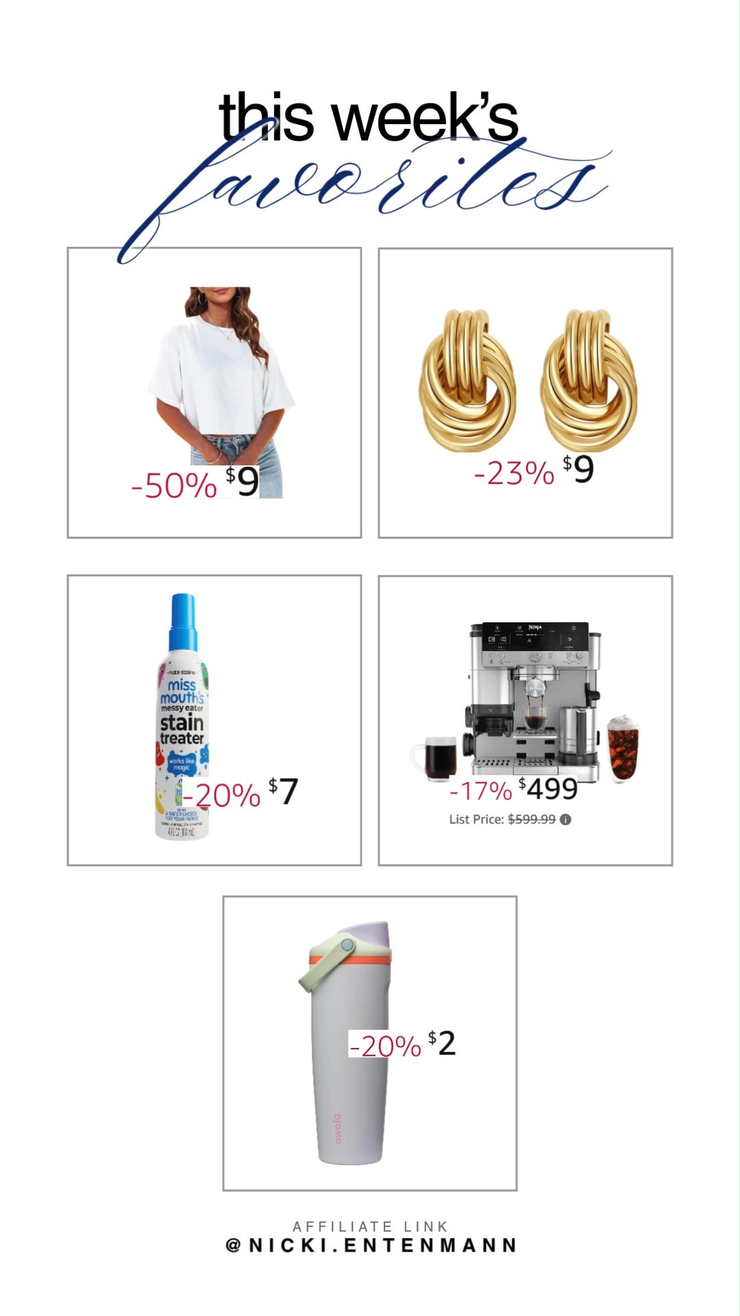 Check out my top picks this week! From trendy jewelry to a coffee machine, these items are sure to impress. #Favorites #AmazonFinds #Style #CoffeeLover #TravelEssentials 

 #LTKootd #LTKHome #LTKBeauty
