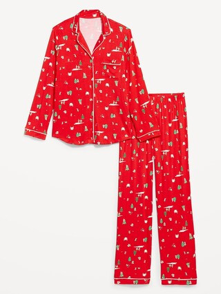 Sunday Sleep Knit Jersey Pant Set | Old Navy (US)
