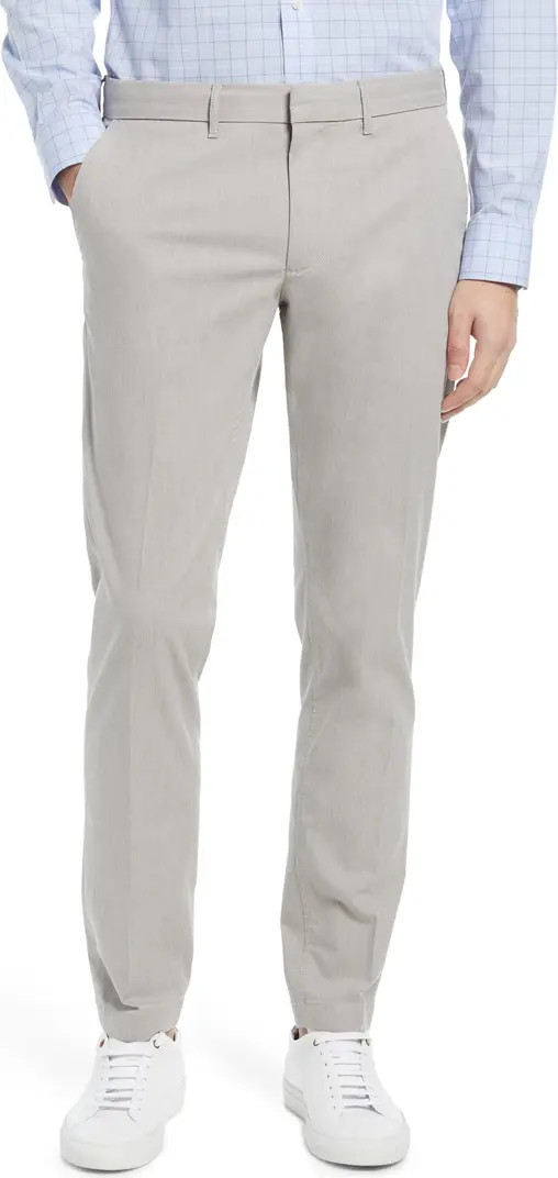 Nordstrom Slim Fit CoolMax® Flat Front Performance Chinos | Nordstrom | Nordstrom