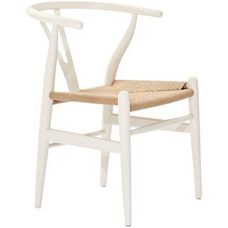 Poly and Bark Weave Chair - White | Bed Bath & Beyond