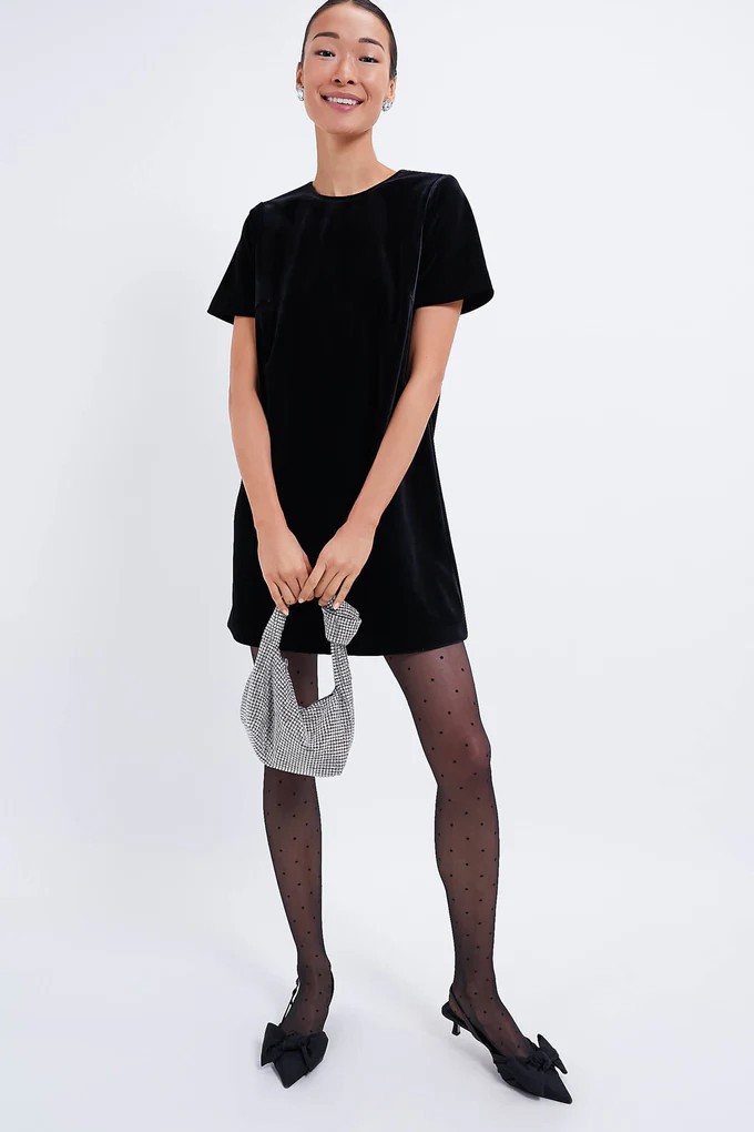 Black Velvet Mae Dress | Tuckernuck (US)