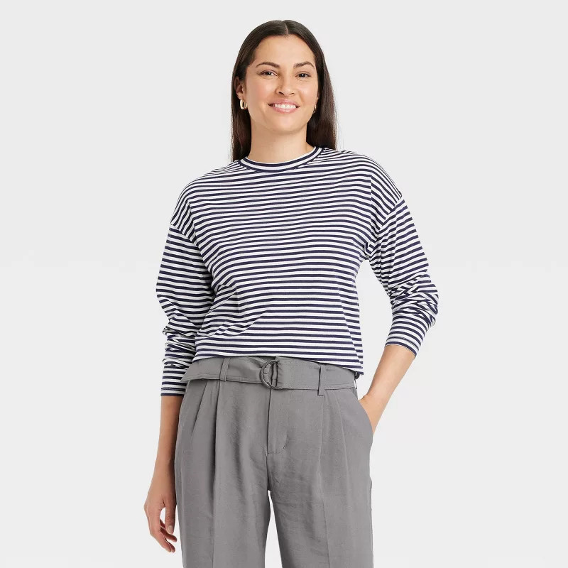 Women's Long Sleeve T-Shirt - A New Day™ | Target