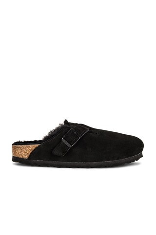 BIRKENSTOCK Boston Clog in Black from Revolve.com | Revolve Clothing (Global)