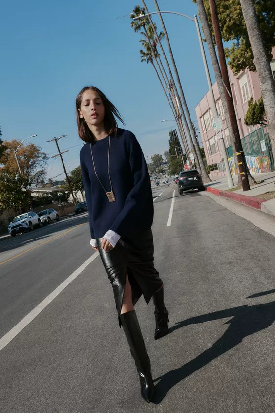 PLAIN KNIT JUMPER | Zara US