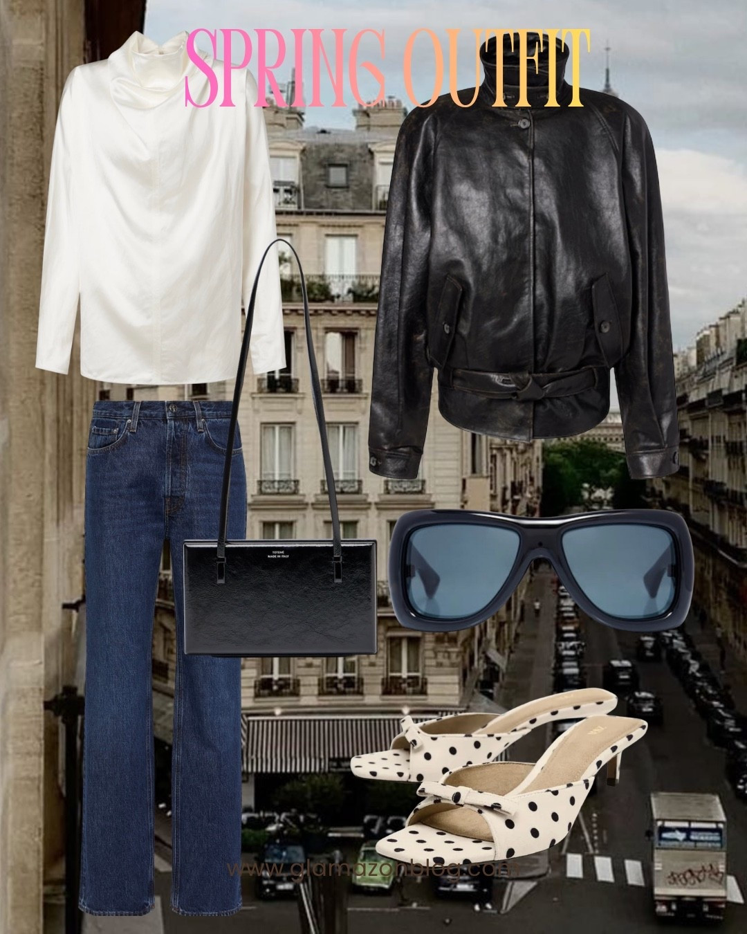 Mytheresa, Magda butrym, toteme jeans, polka dot shoes, ysl sunglasses, toteme bag 

#LTKstyletip #LTKspring #LTKsummer