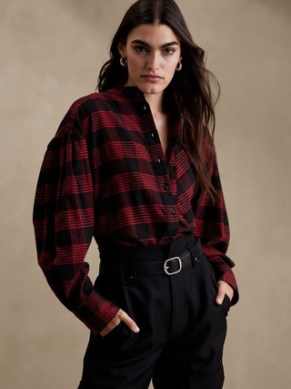 Piazza Flannel Shirt | Banana Republic (US)
