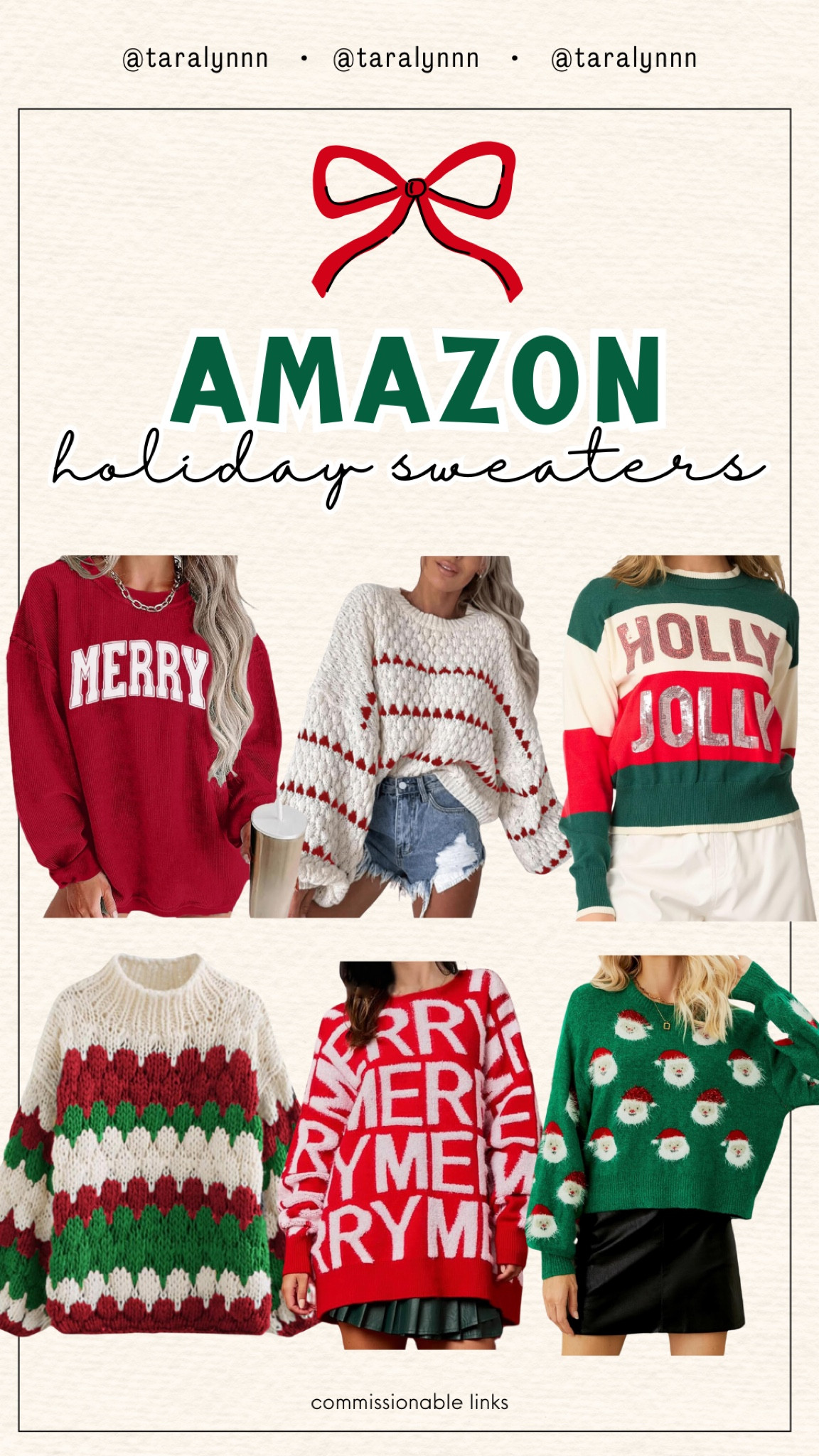 Amazon holiday outfits!! 🌲❤️🎅🏼

#amazon #holiday #christmas #outfit #christmasoutfit #sweater #sweatshirt 

#LTKFindsUnder50 #LTKSaleAlert #LTKHoliday